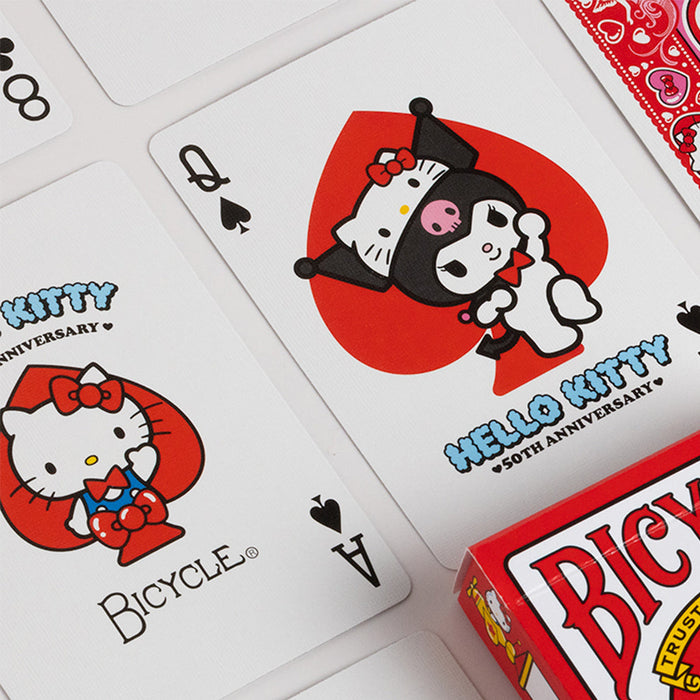 Bicycle Hello Kitty 50th Anniversary Playing Cards - for just $9.99! 