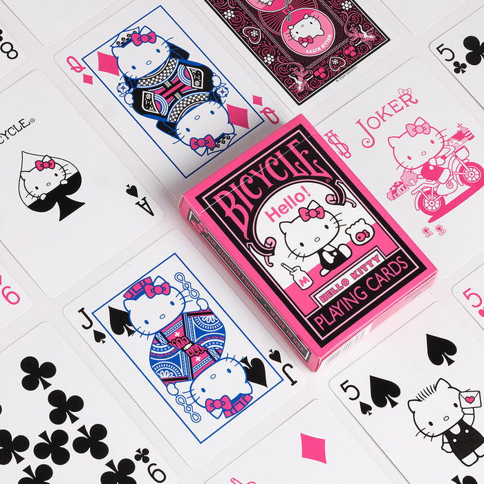 Bicycle Hello Kitty Black & Pink Playing Cards - for just $9.99! 
