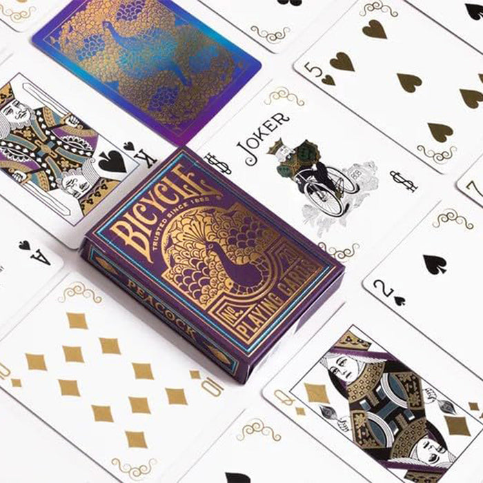 Bicycle Purple Peacock Playing Cards - for just $14.99! 