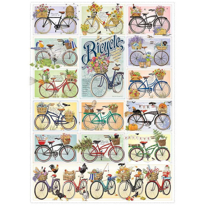 Bicycles 1000 Piece Jigsaw Puzzle Cobble Hill - for just $19.99! 