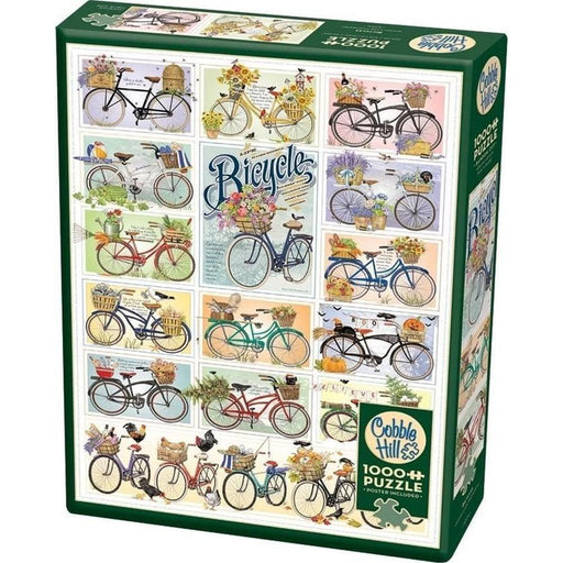 Bicycles (Large Box) 1000 Piece Jigsaw Puzzle Cobble Hill - for just $20.99! 