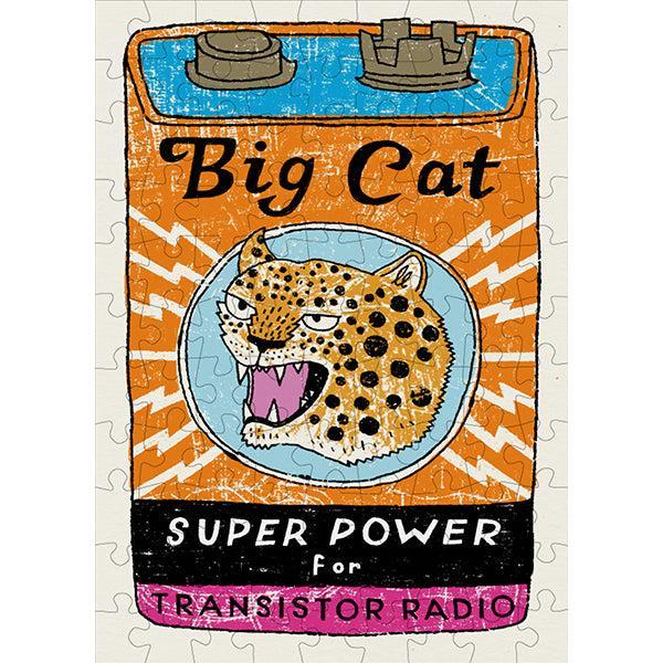 Big Cat Power 99 Piece Mini Jigsaw Puzzle Happily - for just $11.99! 