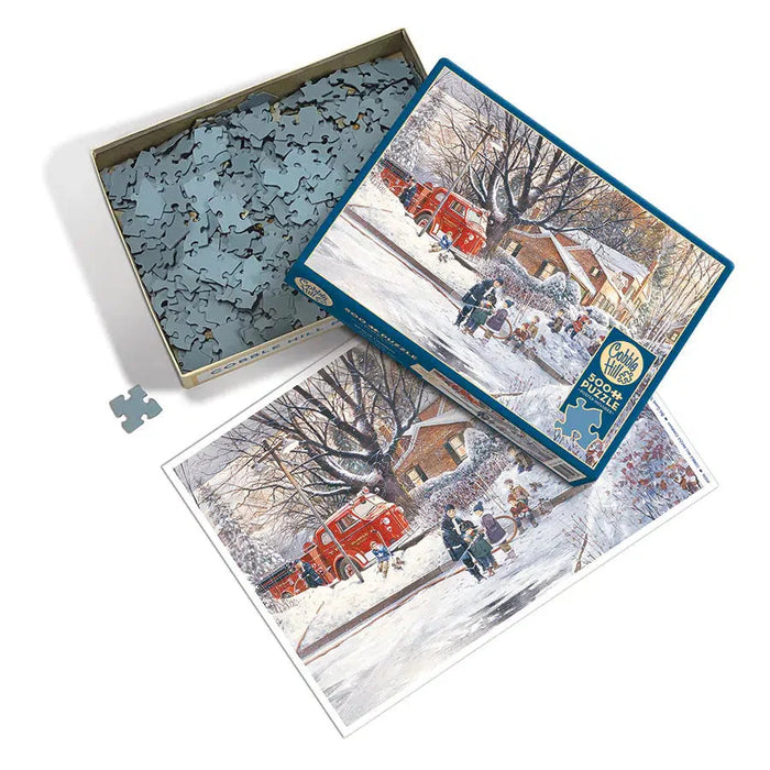 Big Game Tomorrow 500 Piece Jigsaw Puzzle Cobble Hill - for just $17.99! 