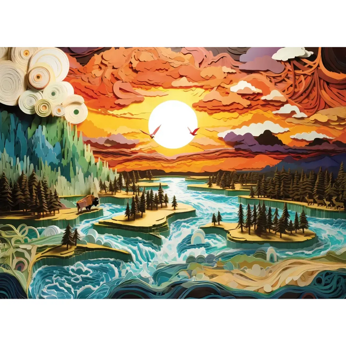 Big Sky Country 1000 Piece Jigsaw Puzzle Final Piece - for just $19.99! 