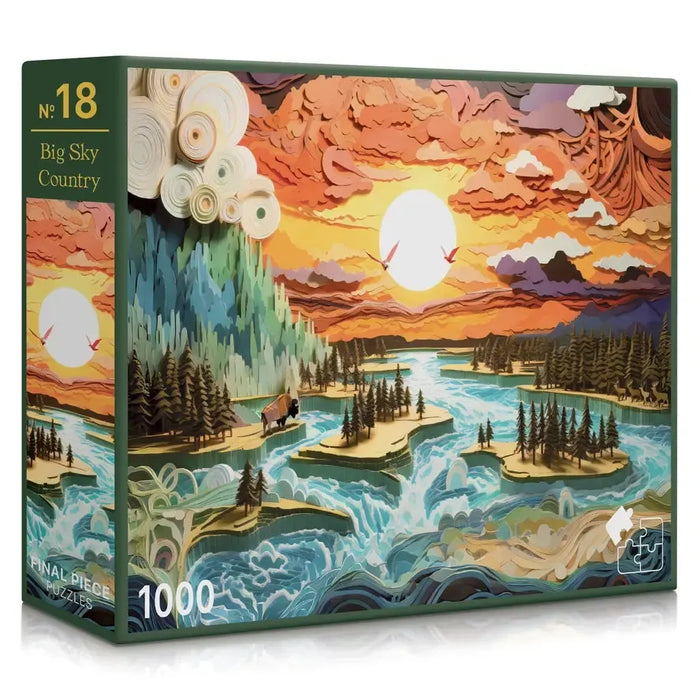 Big Sky Country 1000 Piece Jigsaw Puzzle Final Piece - for just $19.99! 