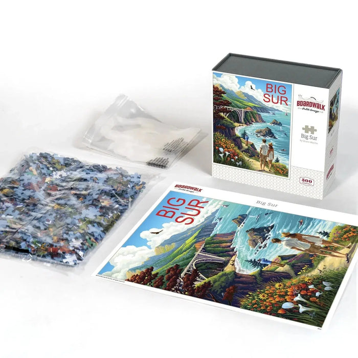 Big Sur 500 Piece Jigsaw Puzzle Boardwalk - for just $21.99! 