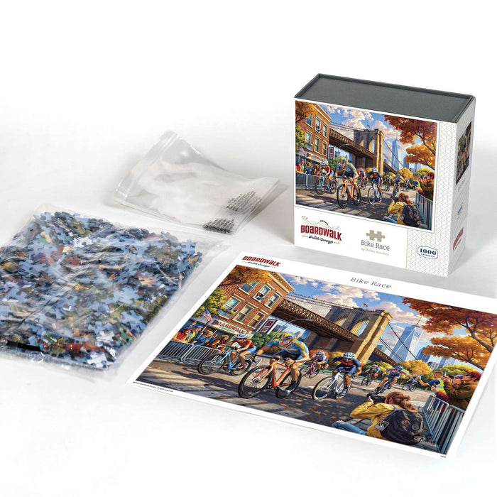Bike Race 1000 Piece Jigsaw Puzzle Boardwalk - for just $23.99! 