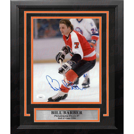 Bill Barber in Action Autographed Philadelphia Flyers 8" x 10" Framed Hockey Photo - Premium Autographed Framed Hockey Photos - Just $79.99! Shop now at Retro Gaming of Denver