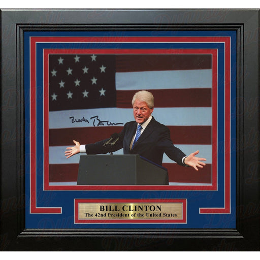 Bill Clinton 42nd President of the United States Autographed 8" x 10" Framed Photo - Just $729.99! Shop now at Retro Gaming of Denver