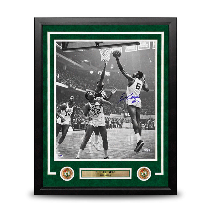 Bill Russell Making a Layup Boston Celtics Autographed 16" x 20" Framed Basketball Photo - for just $999.99! 