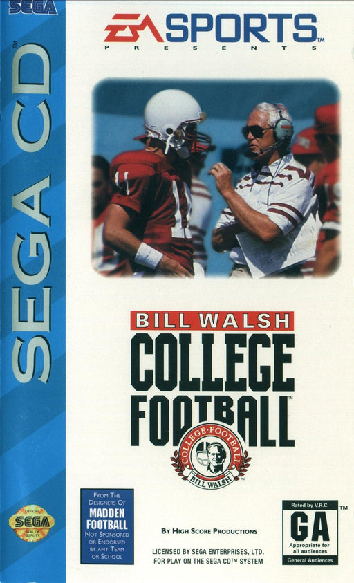 Bill Walsh College Football (Sega CD) - for just $0! 