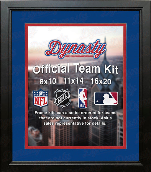 NBA Basketball Photo Picture Frame Kit - Detroit Pistons (Blue Matting, Red Trim) - for just $29.99! 