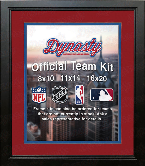 NHL Hockey Photo Picture Frame Kit - Montreal Canadiens (Red Matting, Blue Trim) - for just $29.99! 