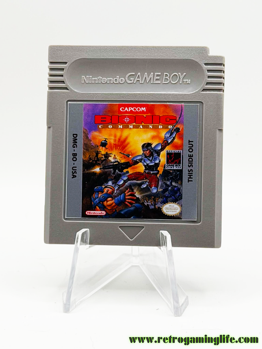 Bionic Commando – Game Boy SRAM Reproduction Cartridge - for just $19.99! 