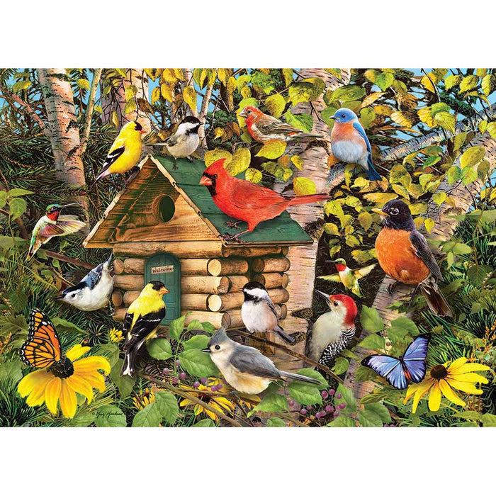 Bird Cabin 1000 Piece Jigsaw Puzzle Cobble Hill - for just $19.99! 