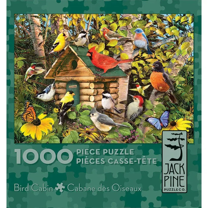 Bird Cabin 1000 Piece Jigsaw Puzzle Jack Pine - for just $14.99! 