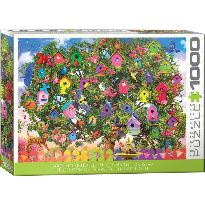 Bird House Hotel 1000 Piece Jigsaw Puzzle Eurographics - for just $19.99! 