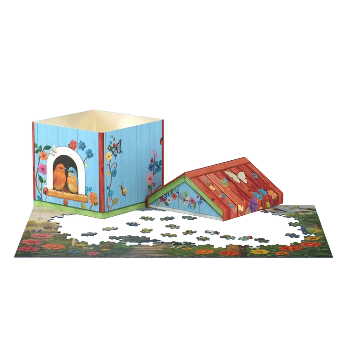 Birdhouse 550 Piece Jigsaw Puzzle in Tin Eurographics - for just $24.99! 