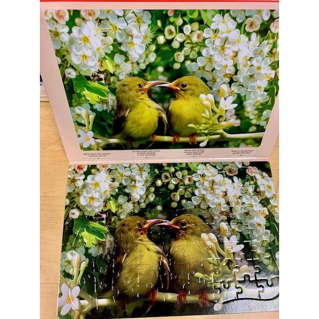 Birds in the Spring Garden 63 Piece Tray Jigsaw Puzzle Quokka - for just $9.99! 