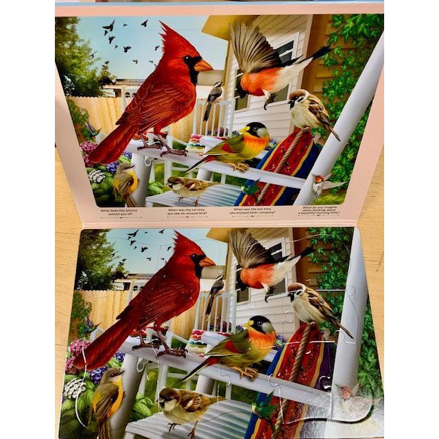 Birds in the Yard 13 Piece Tray Jigsaw Puzzle Quokka - for just $9.99! 