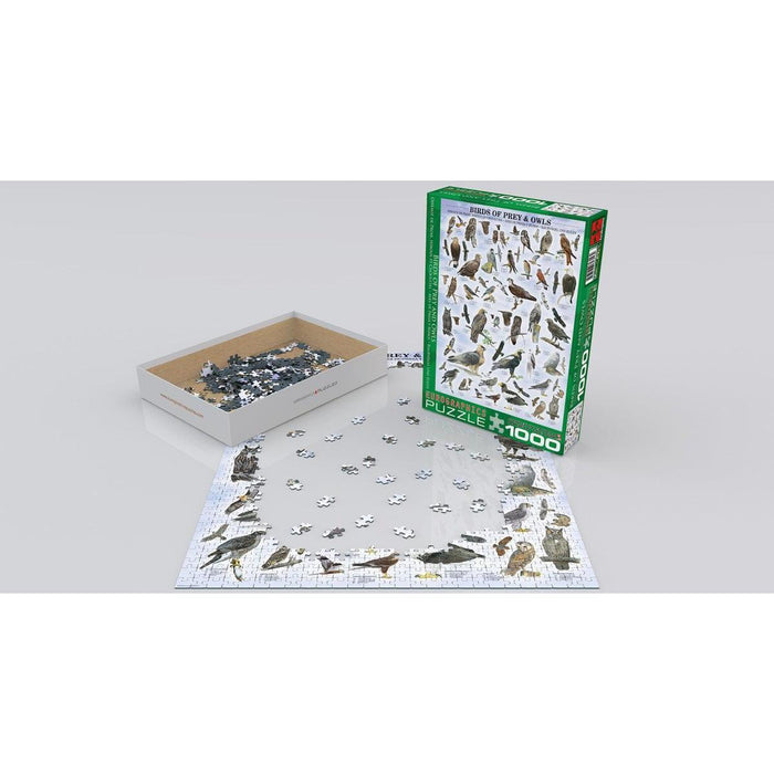 Birds of Prey & Owls 1000 Piece Jigsaw Puzzle Eurographics - for just $19.99! 