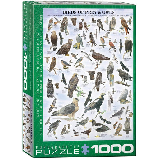 Birds of Prey & Owls 1000 Piece Jigsaw Puzzle Eurographics - for just $19.99! 