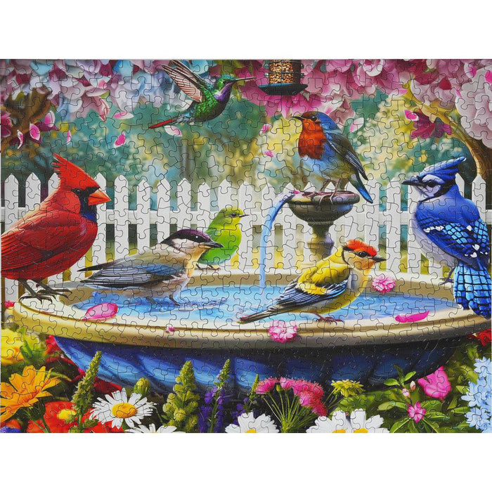 Birds of Spring 500 Piece Jigsaw Puzzle Springbok - for just $17.99! 