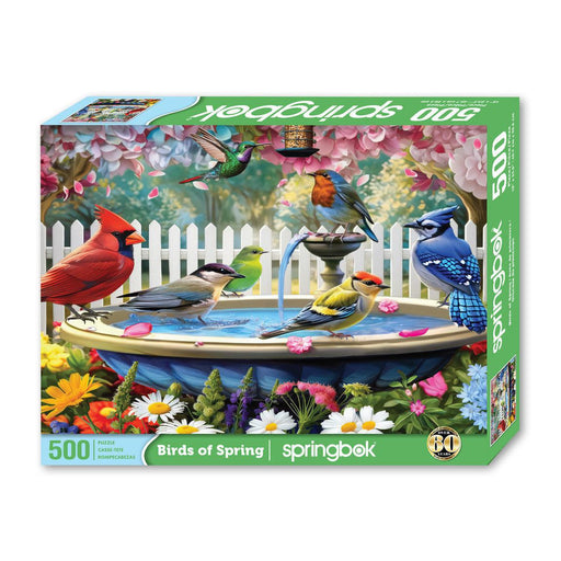 Birds of Spring 500 Piece Jigsaw Puzzle Springbok - for just $17.99! 
