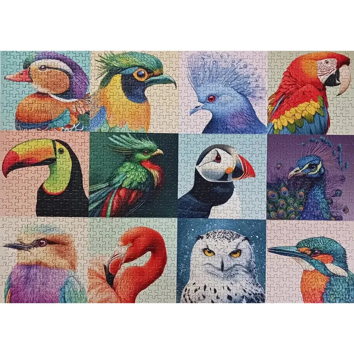 Birds of a Feather 1000 Piece Jigsaw Puzzle Snappy - for just $34.99! 