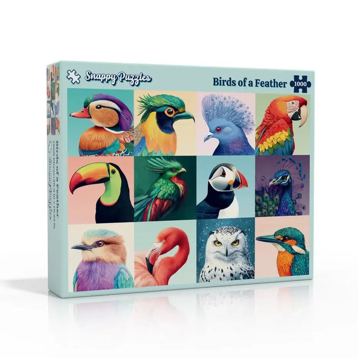 Birds of a Feather 1000 Piece Jigsaw Puzzle Snappy - for just $34.99! 