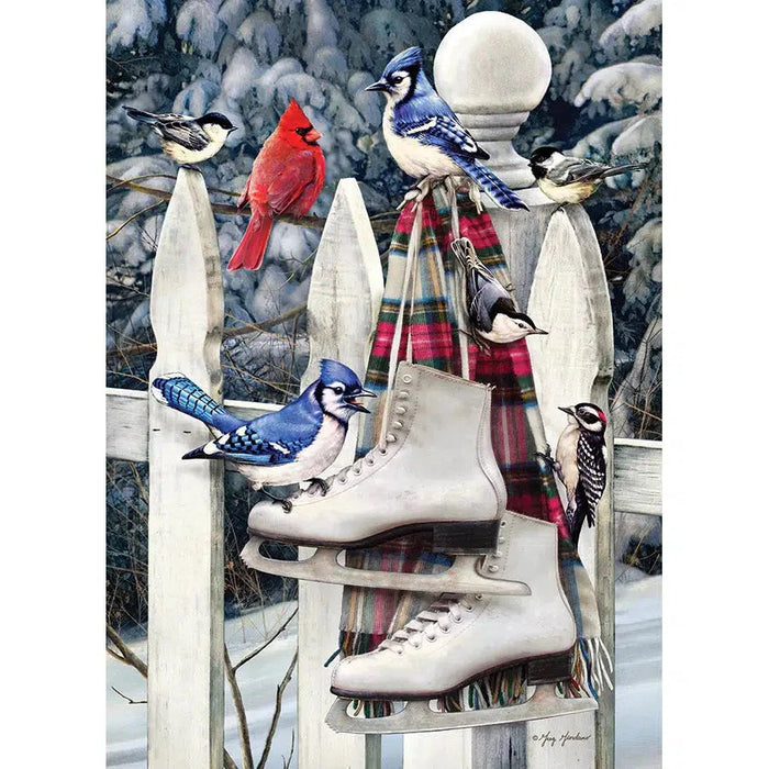Birds with Skates 500 Piece Jigsaw Puzzle Cobble Hill - for just $17.99! 