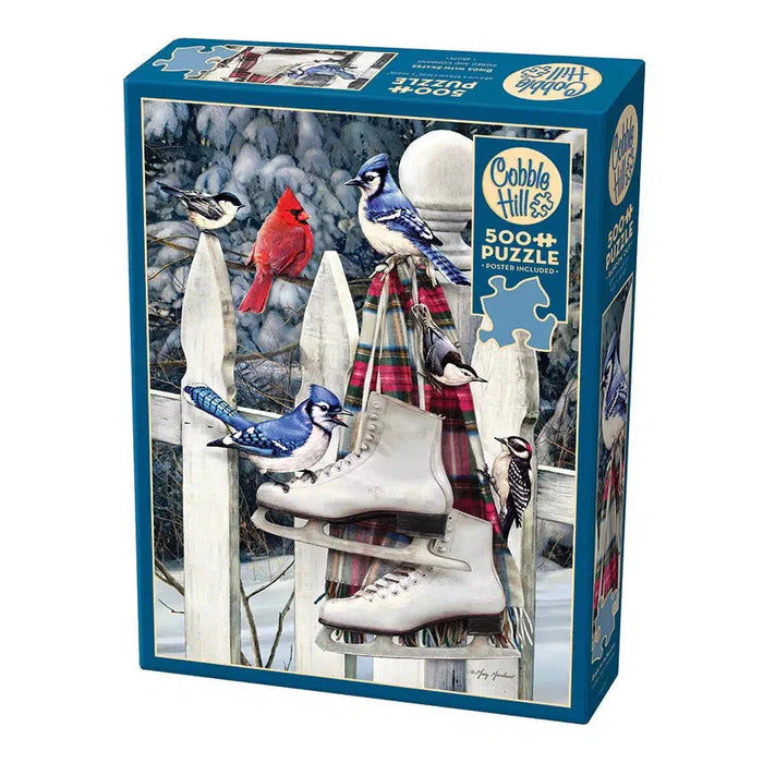 Birds with Skates 500 Piece Jigsaw Puzzle Cobble Hill - for just $17.99! 