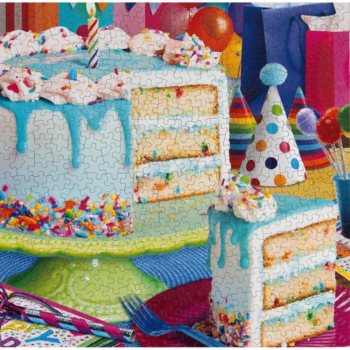 Birthday Cake 500 Piece Jigsaw Puzzle Springbok - for just $17.99! 