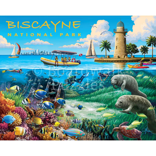 Biscayne National Park 500 Piece Jigsaw Puzzle Boardwalk - for just $21.99! 