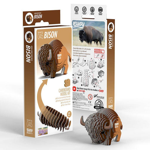 Bison 3D Cardboard Model Kit Eugy - for just $11.99! 