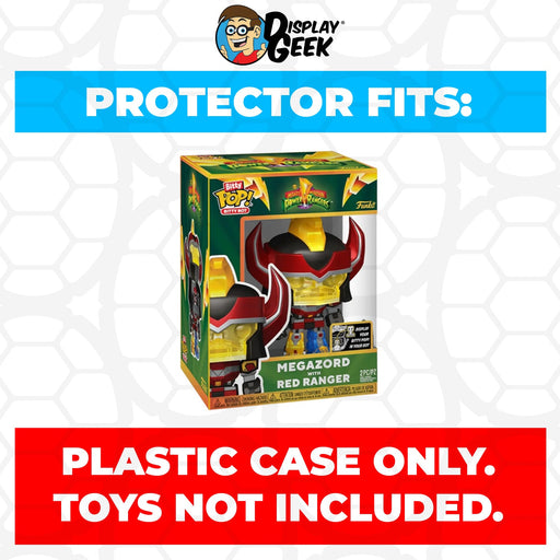 Pop Protector for Megazord with Red Ranger Funko Bitty Pop Bot - for just $13.99! 