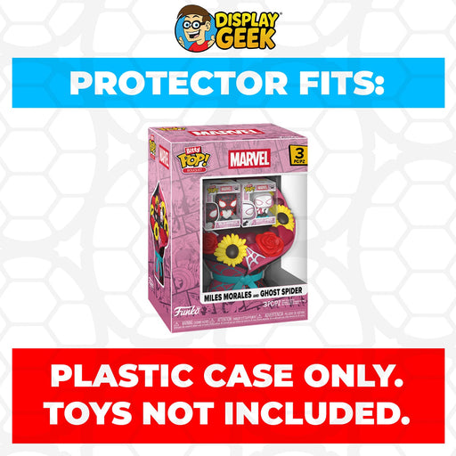 Pop Protector for Funko Bitty Pop Bouquet Miles Morales and Ghost Spider Valentine - for just $11.99! 