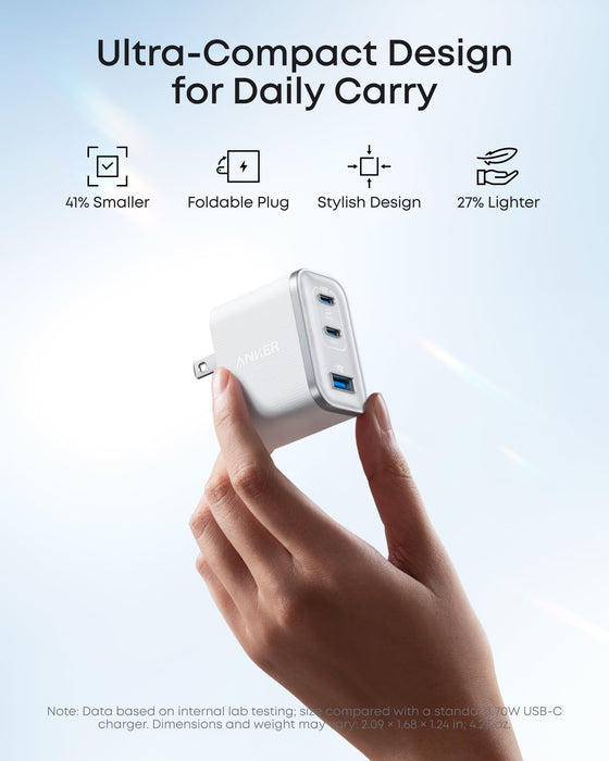 Anker Nano Charger (70W, 3 Ports) - for just $39.99! 