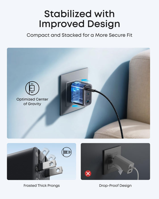 Anker Nano Charger (70W, 3 Ports) - for just $39.99! 