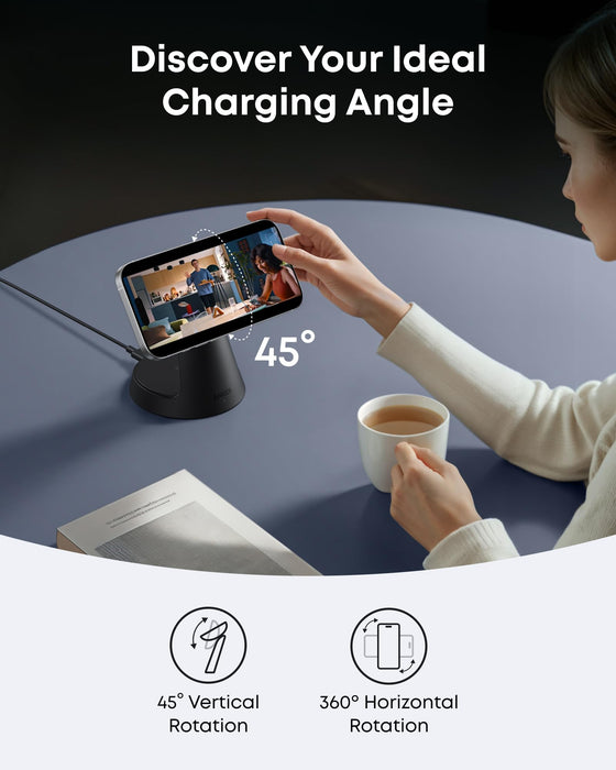 Anker MagGo Wireless Charging Station (3-in-1, Dock Stand) - for just $89.99! 