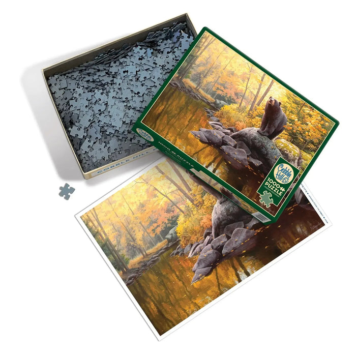 Black Bear Pond 1000 Piece Jigsaw Puzzle Cobble Hill - for just $19.99! 