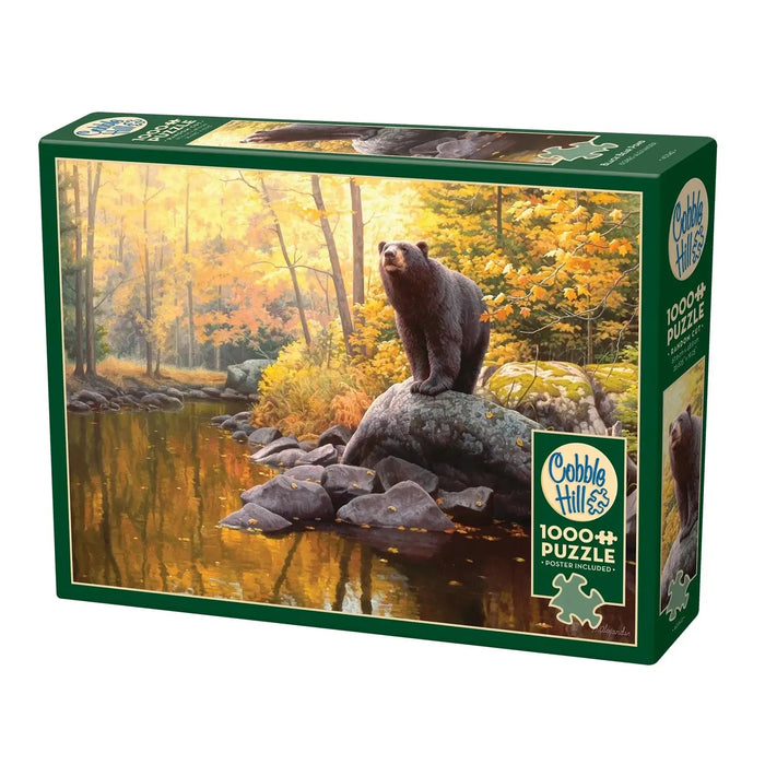 Black Bear Pond 1000 Piece Jigsaw Puzzle Cobble Hill - for just $19.99! 