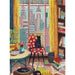Black Cat in New York Window 1000 Piece Jigsaw Puzzle Pomegranate - for just $24.99! 