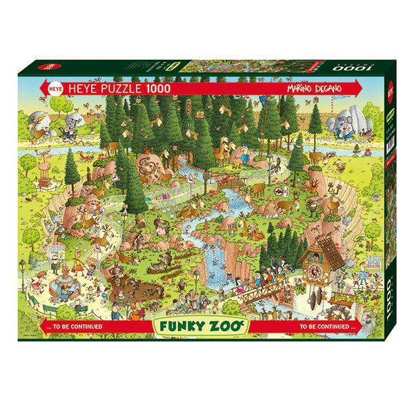 Black Forest Habitat Funky Zoo 1000 Piece Jigsaw Puzzle Heye - for just $29.99! 