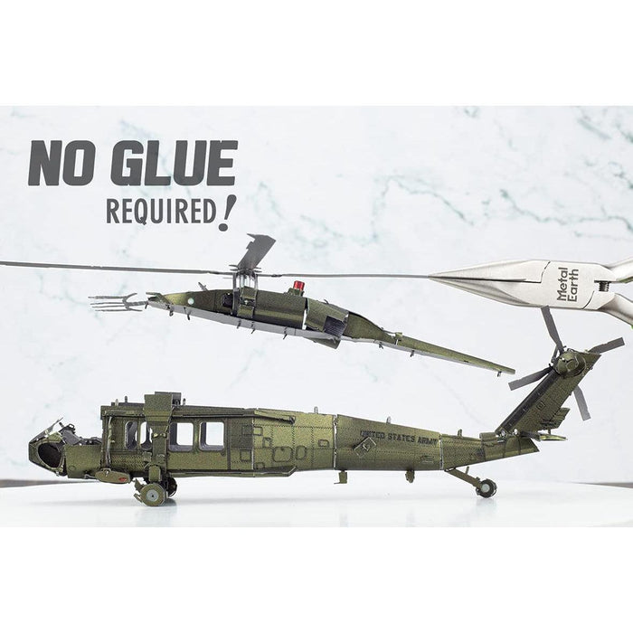 Black Hawk Helicopter 3D Steel Model Kit Metal Earth - for just $11.99! 
