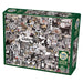 Black & White Animals 1000 Piece Jigsaw Puzzle Cobble Hill - for just $19.99! 