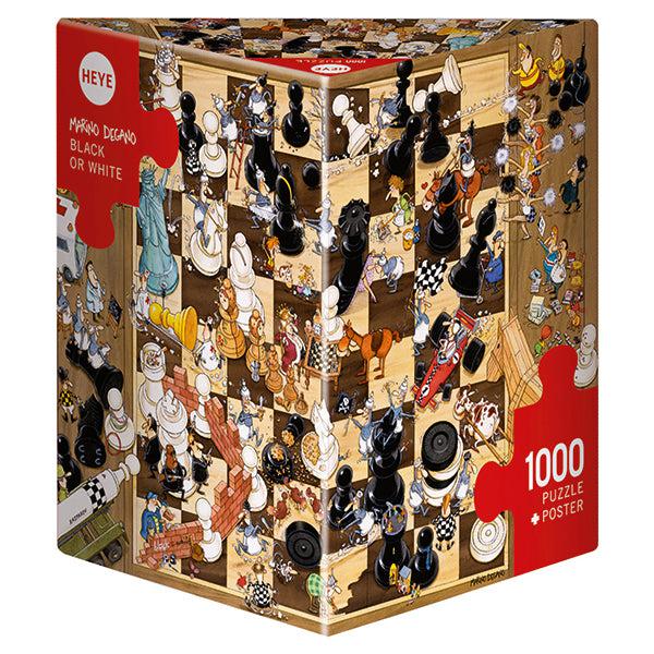 Black or White 1000 Piece Jigsaw Puzzle Heye - for just $29.99! 