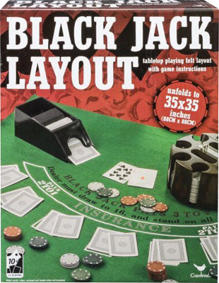 Black Jack Tabletop Layout (Deluxe Felt) - for just $7.25! 