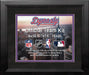 NHL Hockey Photo Picture Frame Kit - Los Angeles Kings (Black Matting, Purple Trim) - for just $29.99! 