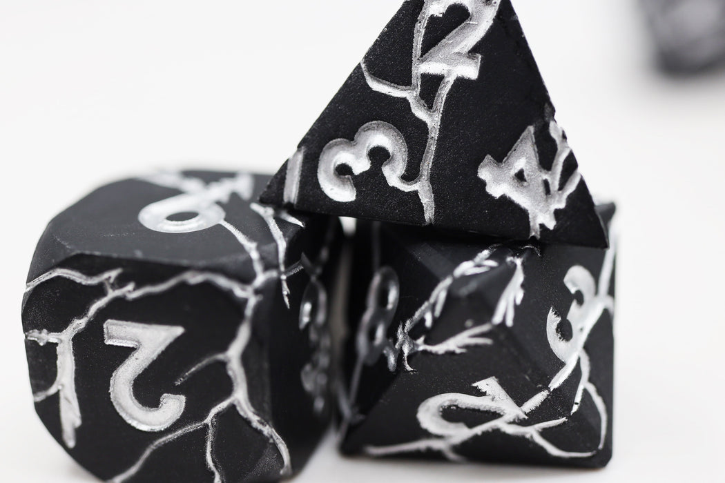 Black Quarry - Metal RPG Dice Set - for just $44.99! 